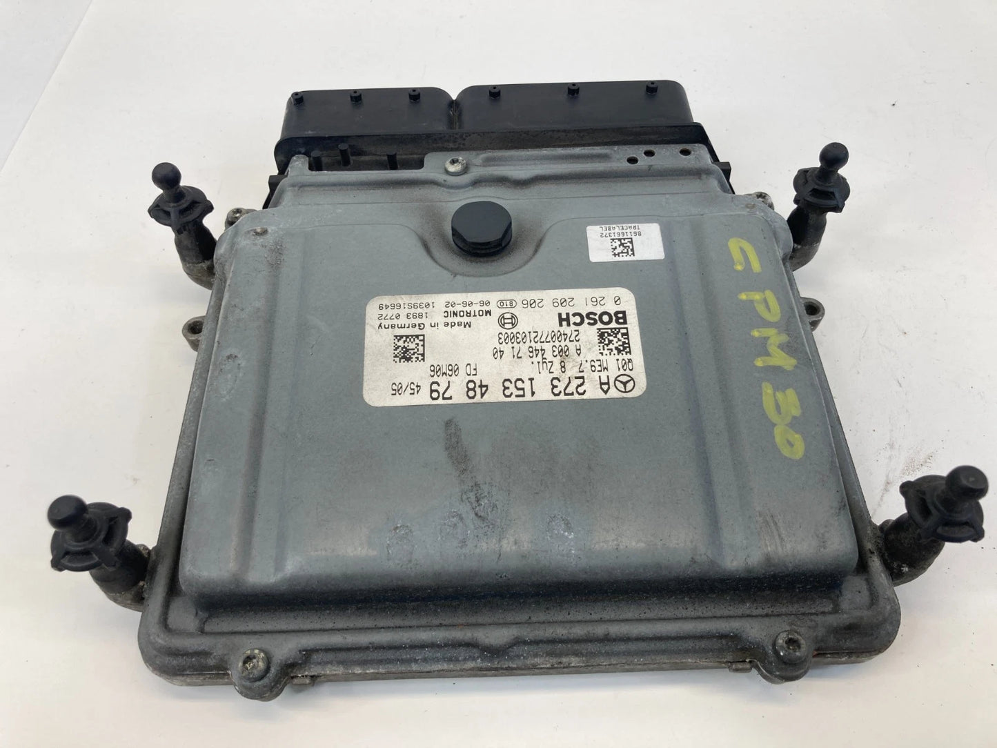 07 08 MERCEDES-BENZ GL450 S550 4.7L AT ENGINE COMPUTER CONTROL MODULE 2731534879