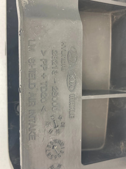 2010-2015 HYUNDAI TUCSON 2.4L L4 AIR INTAKE SHIELD DUCT SLAM TRIM 28213-2S000