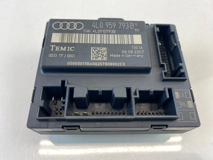 2007-2010 AUDI Q7 FRONT LEFT DRIVER SIDE DOOR CONTROL MODULE OEM 4L0959793B