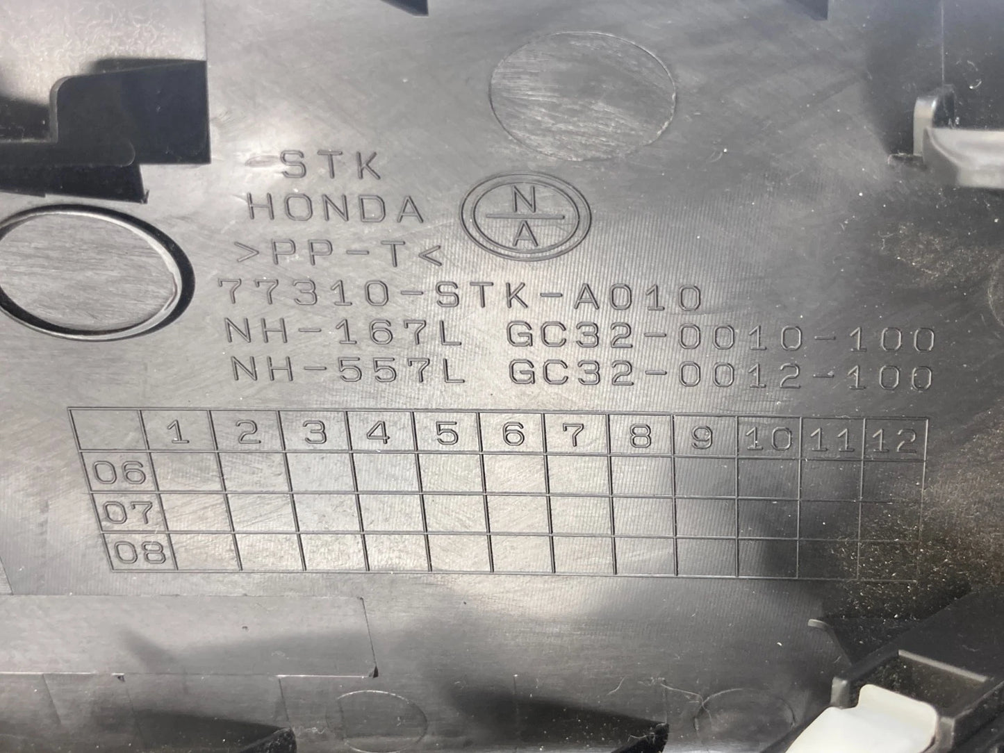 2007-2012 ACURA RDX MIRROR CONTROL VSA OFF SWITCH BUTTON PANEL OEM