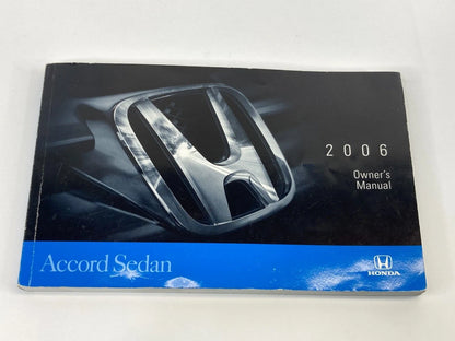 06 HONDA ACCORD SEDAN OWNERS OWNER'S MANUAL WARRANTIES CONSUMER INFORMATION OEM
