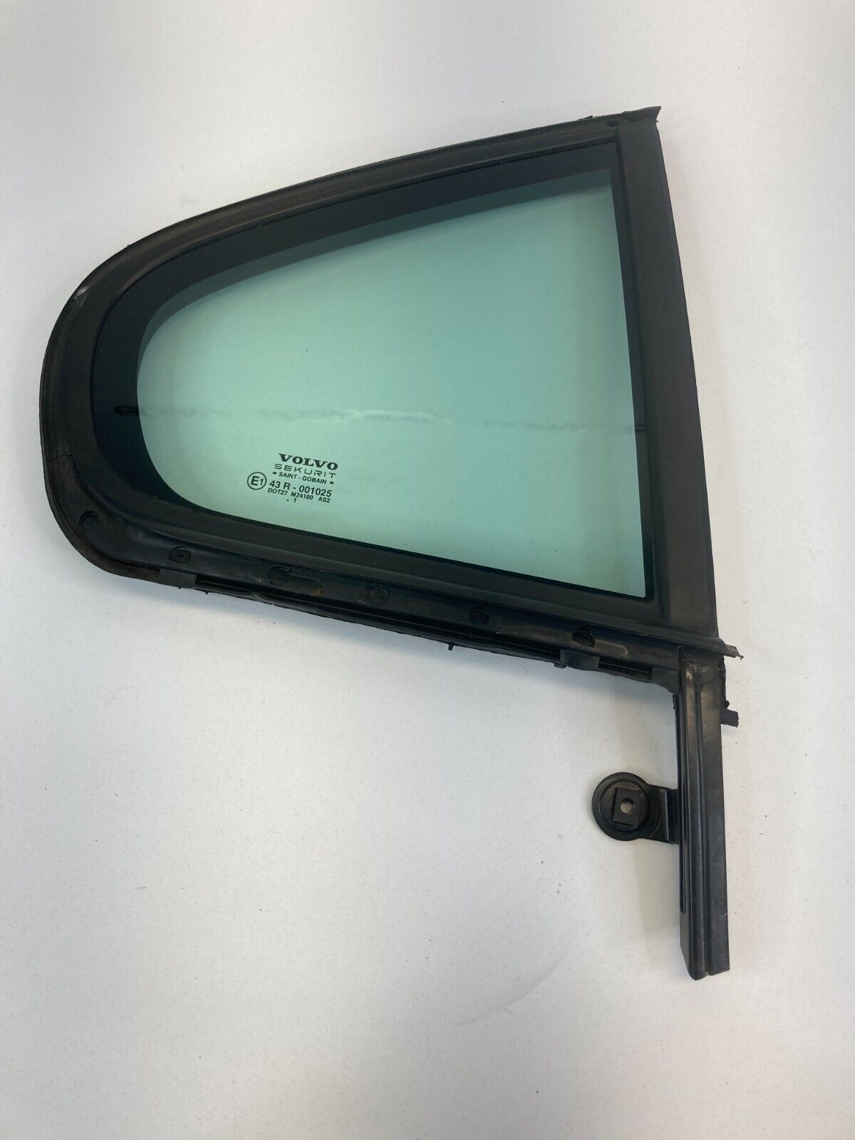 01-09 Volvo S60 Sedan Rear Right Side Door Quarter Vent Window Glass 8643030 OEM