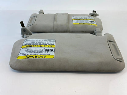 2010-2014 SUBARU LEGACY LEFT & RIGHT SUNVISOR SUN VISOR SHADE SET PAIR ASSY OEM
