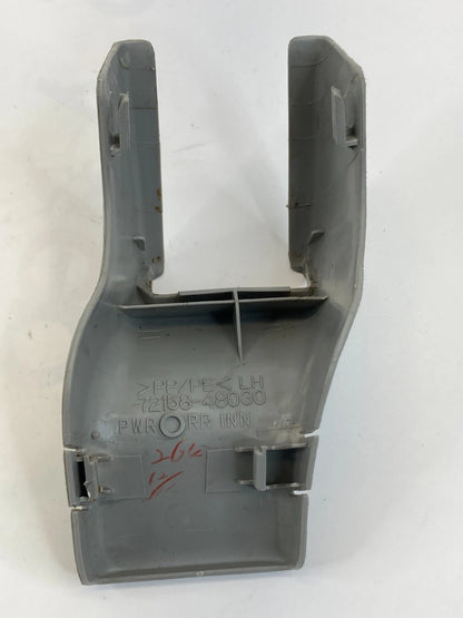 06-08 LEXUS RX400H REAR LEFT SEAT TRACK INNER COVER TRIM CAP 72158-48030 OEM