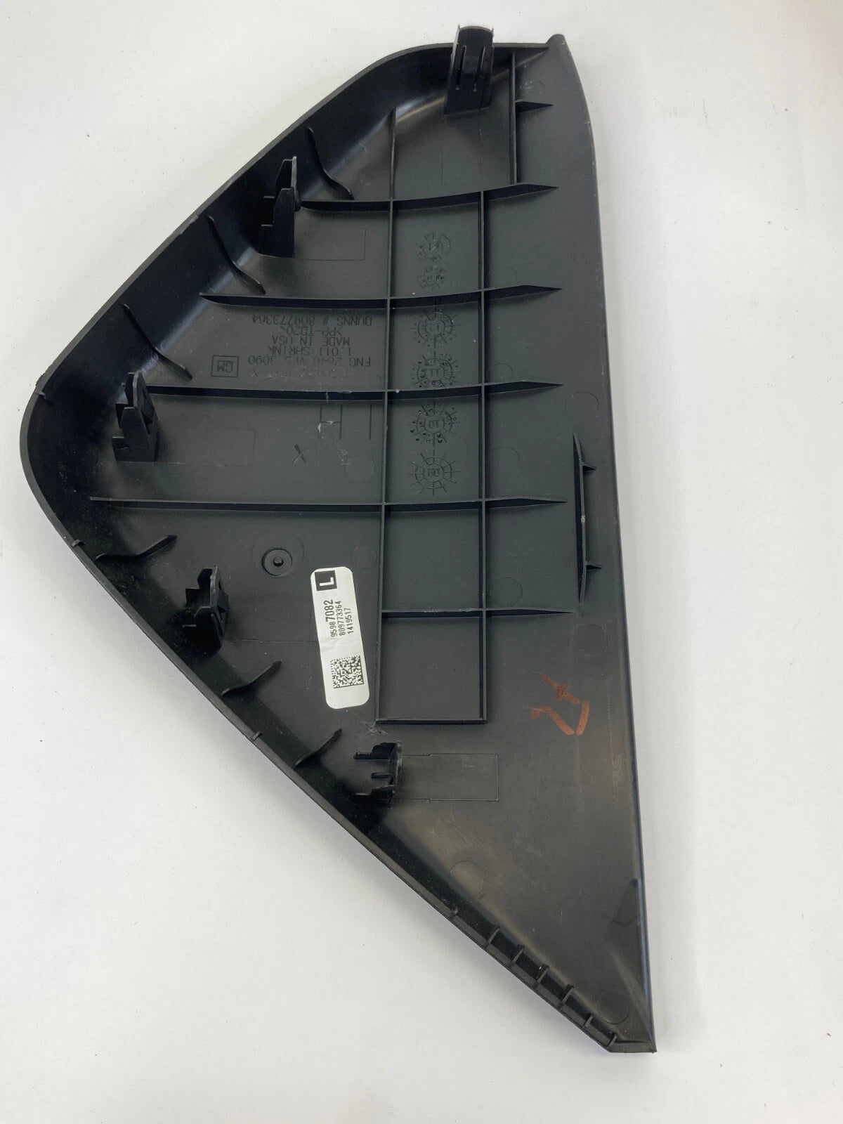 2011-2016 CHEVROLET CRUZE LEFT DRIVER SIDE DASH END CAP COVER TRIM 95987080 OEM