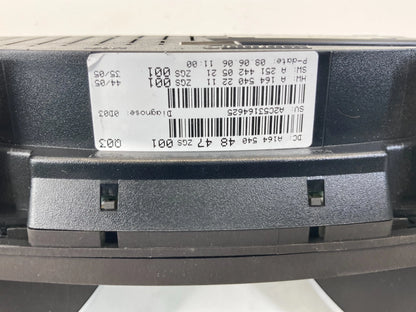 2007 2008 MERCEDES-BENZ GL450 INSTRUMENT CLUSTER SPEEDOMETER 255K MILES