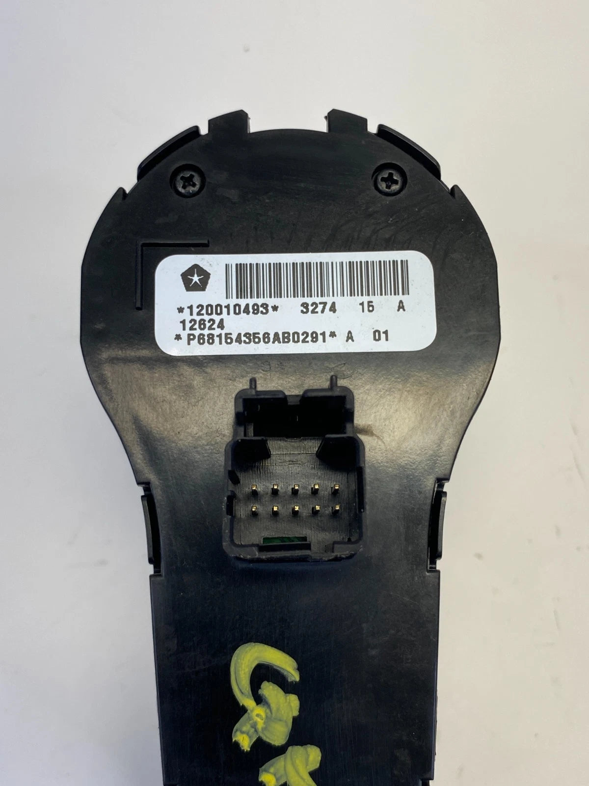 2015-2017 CHRYSLER 200 DASHBOARD HEADLIGHT DIMMER SWITCH CONTROL 68154356AB OEM
