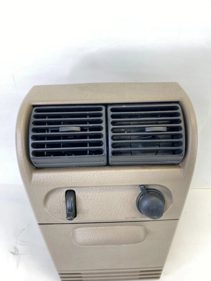 2002-2005 FORD EXPLORER REAR CENTER CONSOLE CUP HOLDER ASHTRAY OUTLET TRIM PANEL