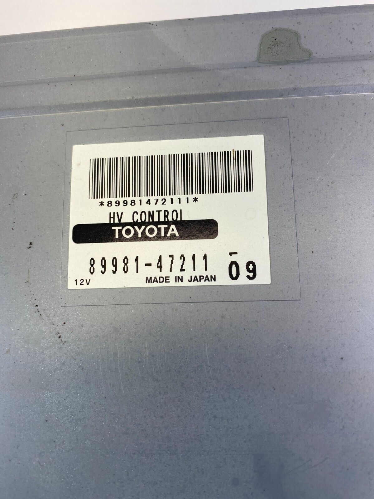 2006-2009 Toyota Prius Hybrid Vehicle Computer Control Module 89981-47211