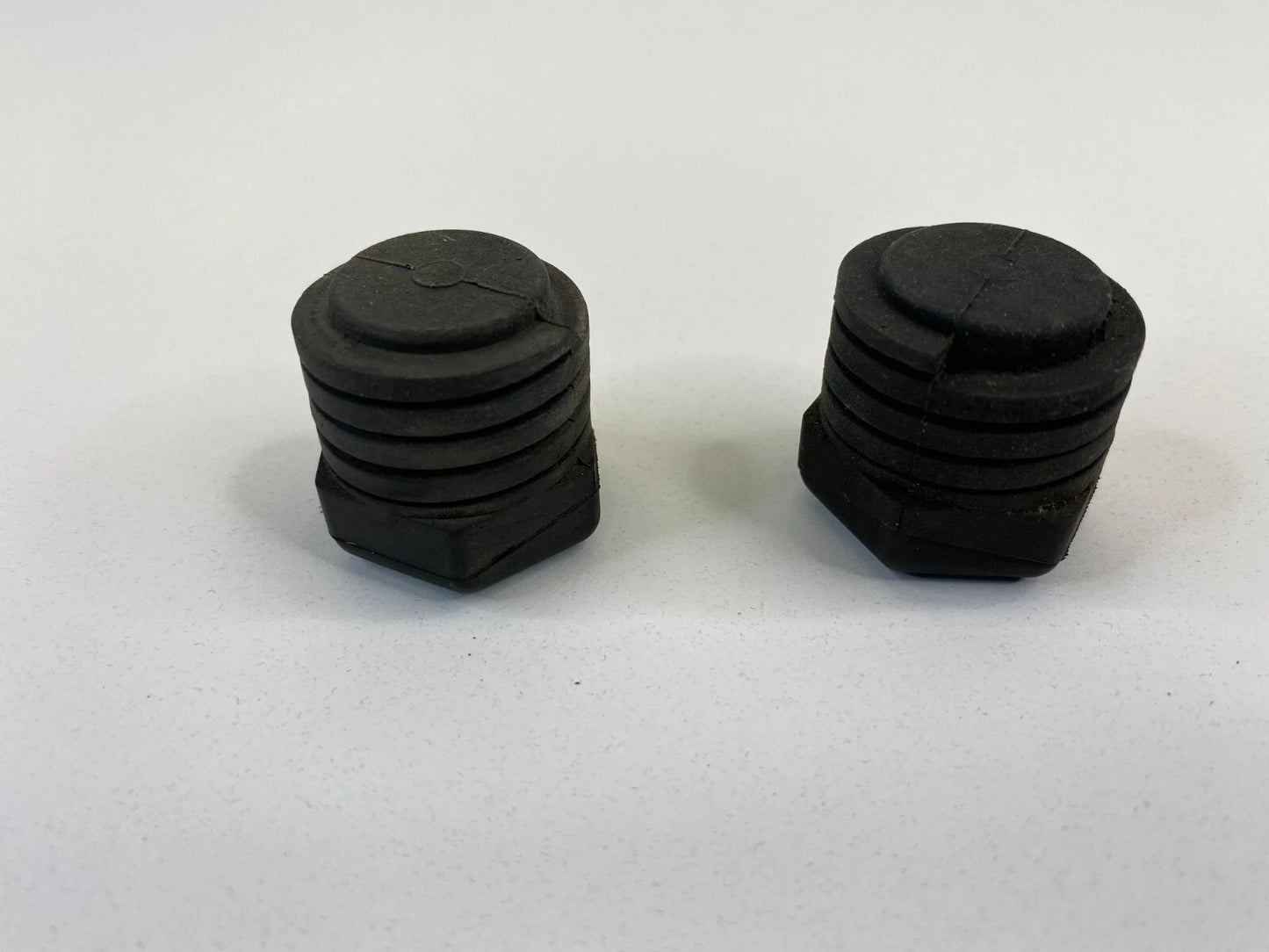 2004-2012 MITSUBISHI GALANT FRONT HOOD BUMPER RUBBER ADJUST PAIR SET OEM