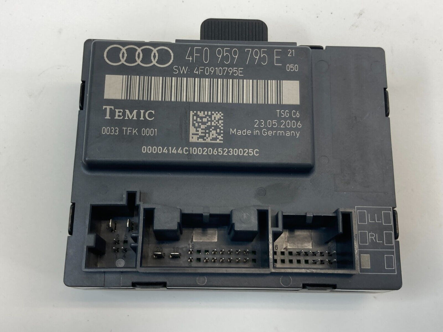 2006 2007 Audi A6 Quattro Rear Left Side Door Control Module 4F0-959-795-E OEM