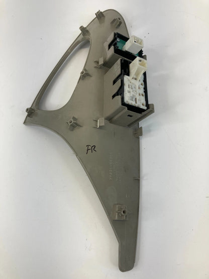 10 11 TOYOTA CAMRY FRONT RIGHT DOOR LOCK & WINDOW SWITCH W/ BEZEL 74231-06300