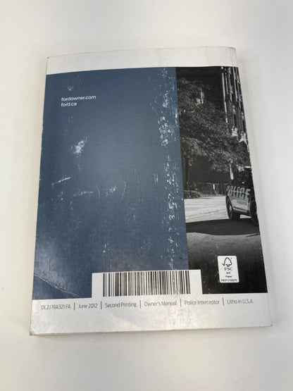 2013 13 Ford Explorer Police Owners Manual Warranty Guide Book OEM