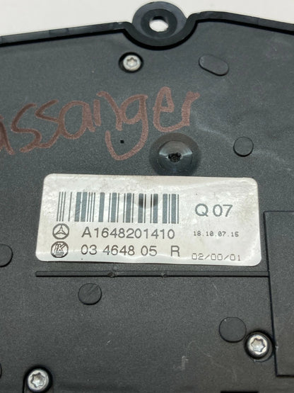 2006-2013 MERCEDES-BENZ R350 PASSENGER SIDE SEAT CONTROL SWITCH A1648201410 OEM