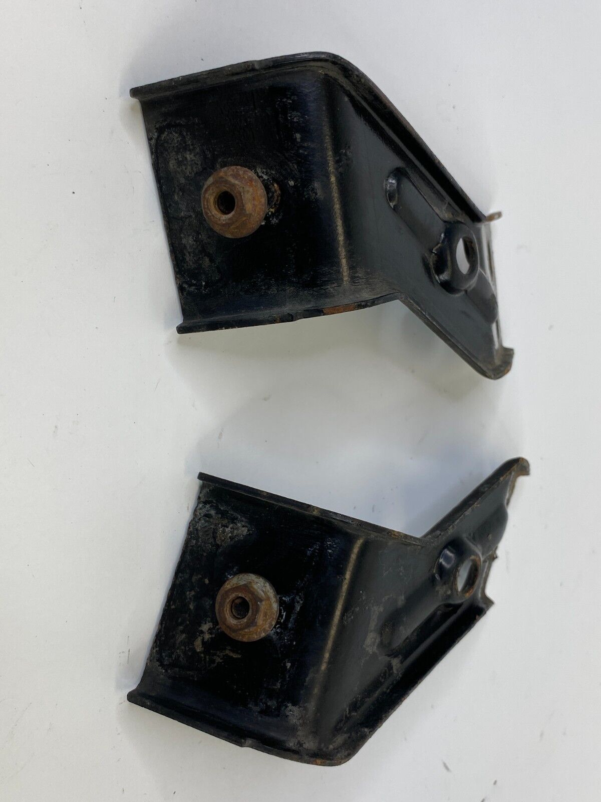 1999-2004 Honda Odyssey A/C Condenser Upper Mount Brackets Support Pair OEM