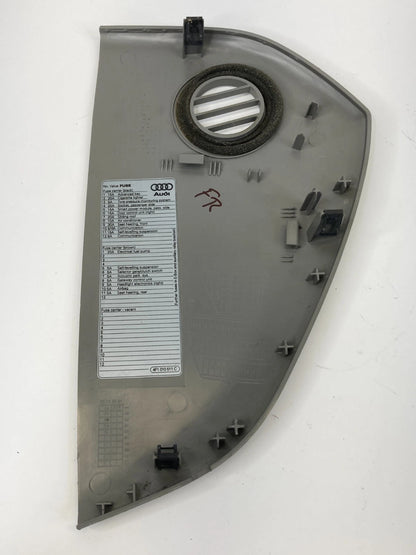 2005-2007 AUDI A6 QUATTRO DASH RIGHT END CAP BEZEL FUSE BOX COVER 4F1010511 OEM