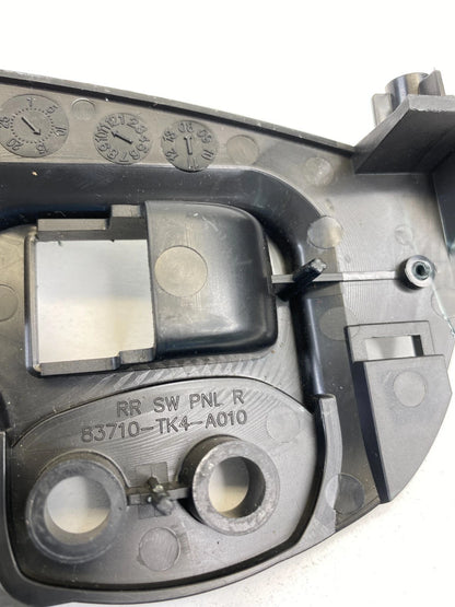 09-14 ACURA TL RIGHT DOOR WINDOW BUTTON SWITCH PANEL COVER TRIM ONLY 83710TK4A0