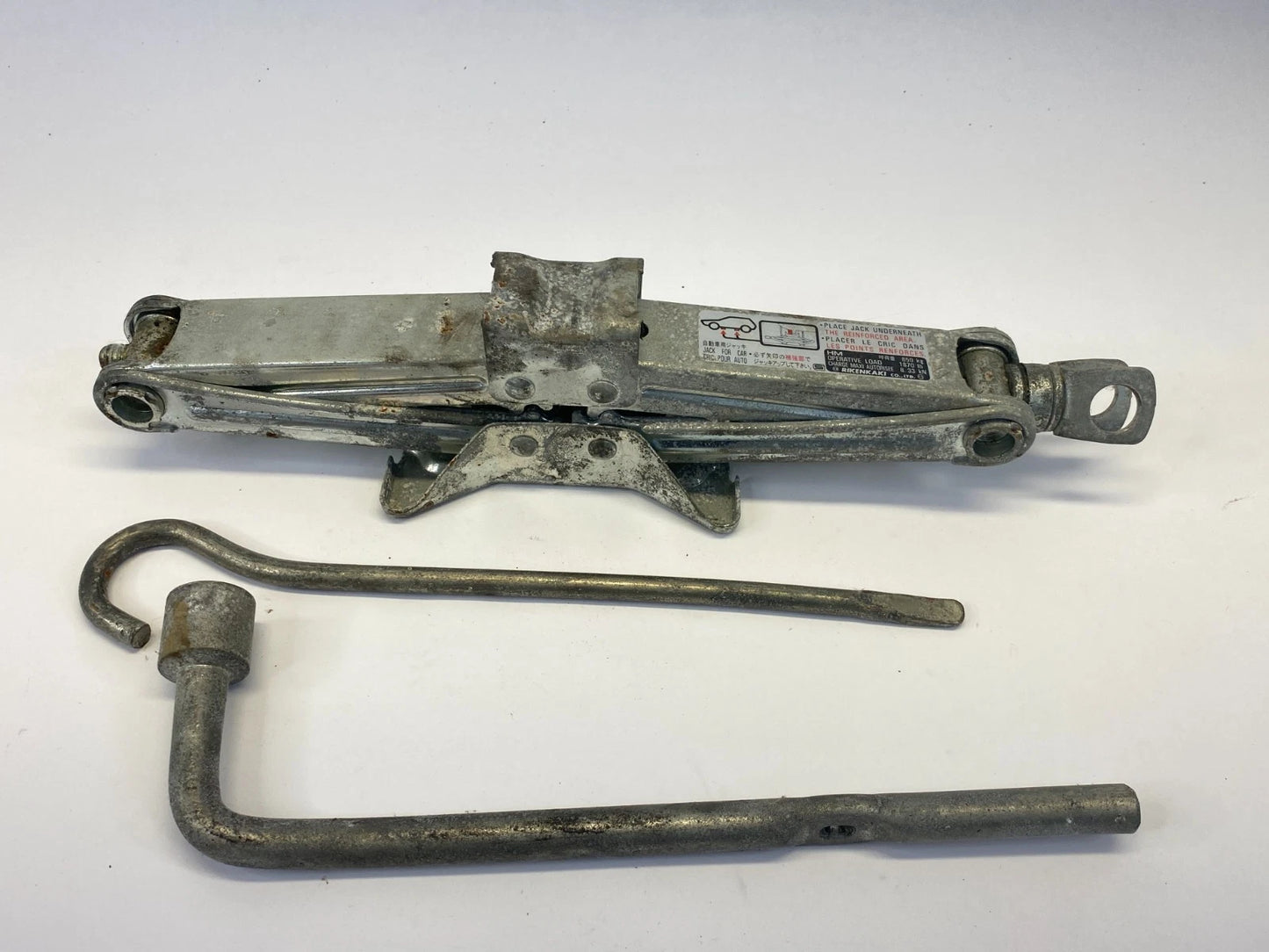 2009-2013 HONDA FIT SPARE TIRE SCISSOR JACK LUG WRENCH EMERGENCY TOOL KIT OEM