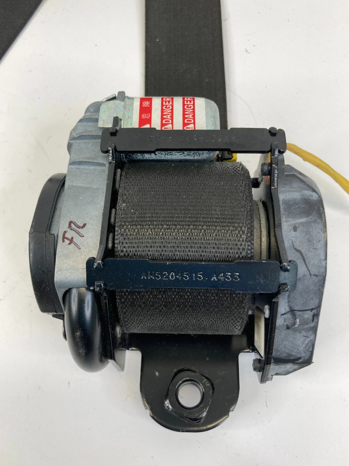 11-16 CHEVROLET CRUZE FRONT RIGHT PASSENGER SEAT BELT RETRACTOR 616263500D