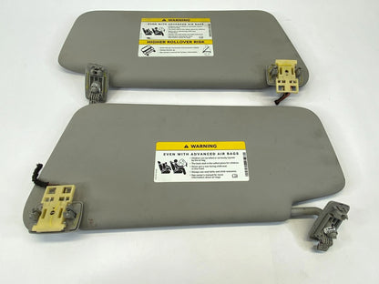 2010-2015 MERCEDES BENZ GLK350 LEFT & RIGHT SUN VISOR SUNVISOR SET W/ LIGHT OEM