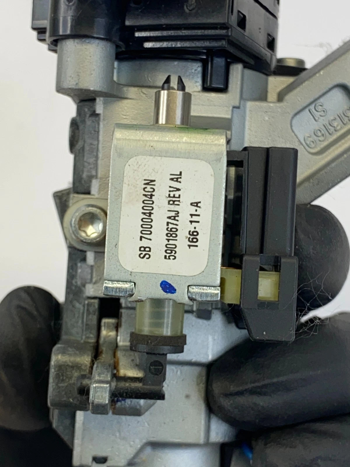 11-16 CHEVROLET CRUZE 1.8L IGNITION SWITCH LOCK CYLINDER ASSY W/KEY 20939745 OEM