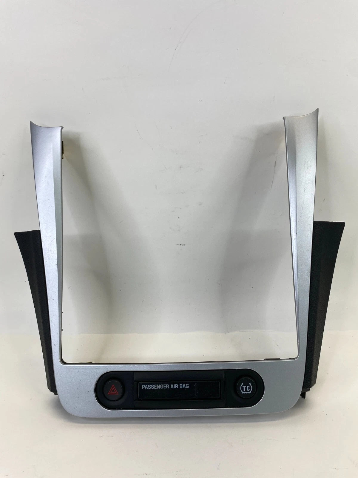 2008-2012 CHEVROLET MALIBU CENTER DASH RADIO BEZEL COVER TRIM W/ HAZARD SWITCH