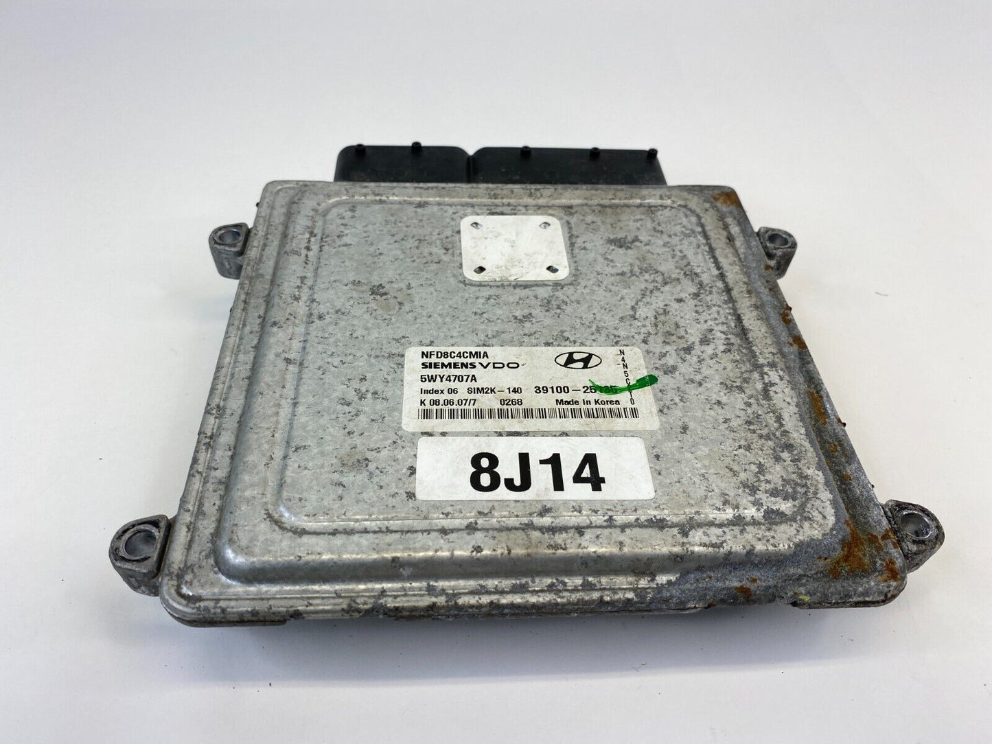 2008 08 Hyundai Sonata 2.4L Engine Computer Control Module ECM ECU 39100-25135