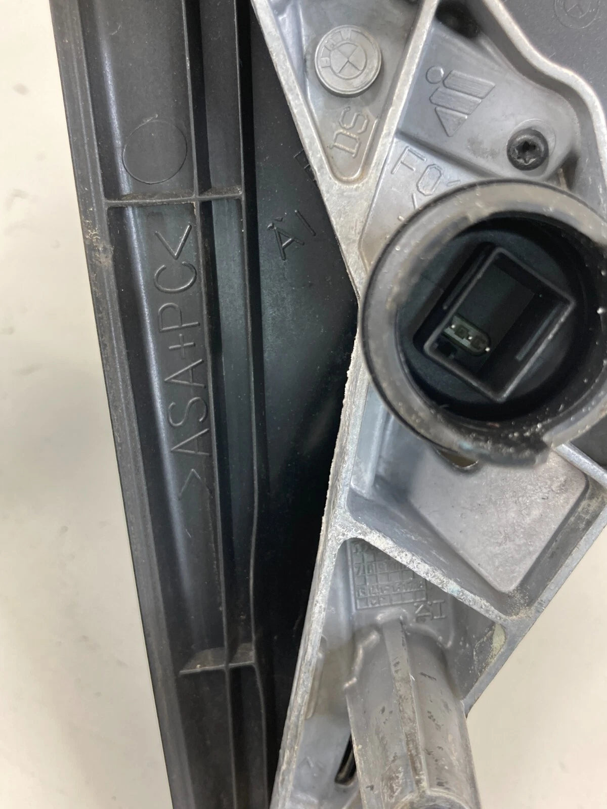 07 08 BMW 328XI RIGHT PASSENGER SIDE DOOR MIRROR 668 JET BLACK POWER HEATED OEM