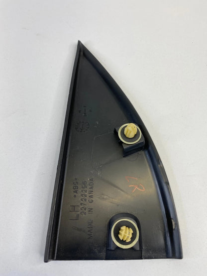2006-2009 PONTIAC TORRENT REAR LEFT INTERIOR DOOR COVER CORNER MOLDING 22722256