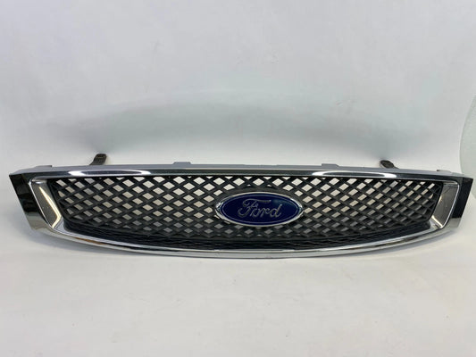 2005-2007 FORD FOCUS FRONT UPPER BUMPER GRILLE W/ EMBLEM 4S41-8200-ABW OEM