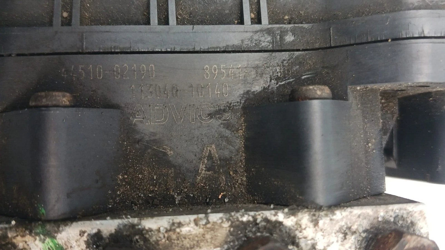 2009 TOYOTA MATRIX 2.4L M/T FWD ABS PUMP ANTI LOCK BRAKE CONTROL 44510-02190 OEM