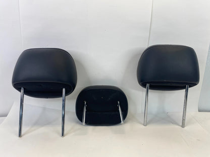 2013 13 DODGE DART REAR BACK SEAT HEADREST HEAD REST LH RH SET OF 3 LEATHER OEM
