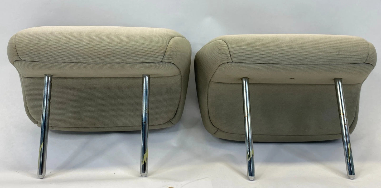 10-13 KIA FORTE SEDAN REAR SEAT HEADREST HEAD REST LH & RH SET PAIR CLOTH OEM