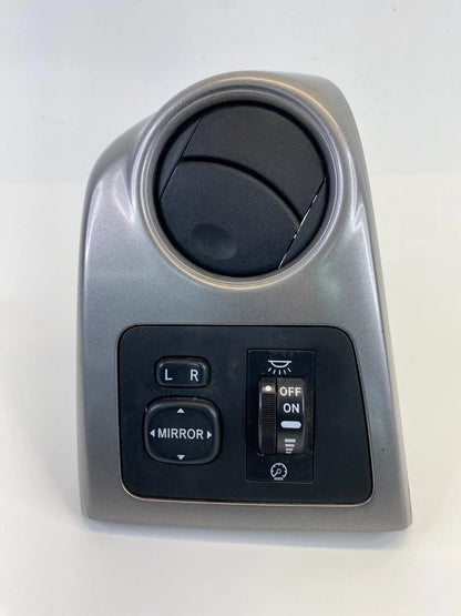 2003-2008 Pontiac Vibe Dash Side Air Vent Outlet w/ Mirror Dimmer Switch OEM