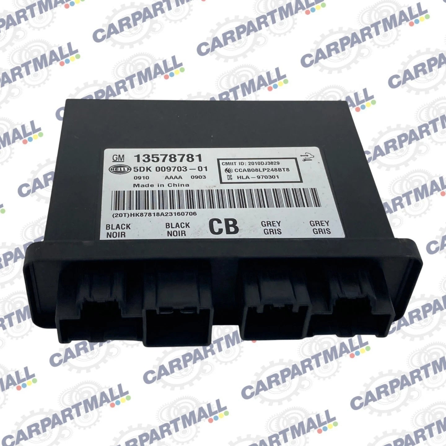 2013 BUICK LACROSSE THEFT LOCKING KEYLESS ENTRY CONTROL MODULE UNIT 13578781