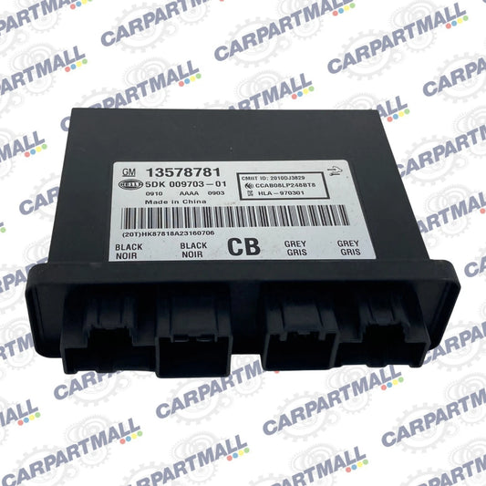 2013 BUICK LACROSSE THEFT LOCKING KEYLESS ENTRY CONTROL MODULE UNIT 13578781