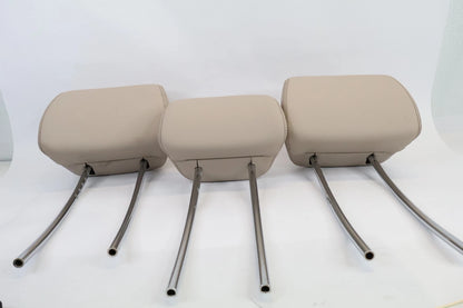 10-16 MERCEDES W212 E350 E250 REAR SEAT HEADREST HEAD REST SET 3 PIECES BEIGE