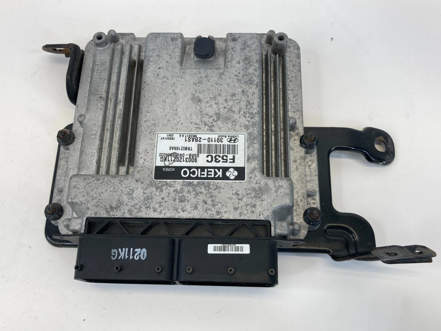 2012-2014 HYUNDAI ACCENT 1.6L ENGINE COMPUTER CONTROL MODULE ECM ECU 39110-2BAS1