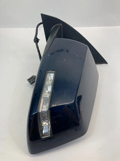 09-12 CHEVY TRAVERSE LEFT DRIVER SIDE VIEW POWER DOOR MIRROR TURN SIGNAL BLUE
