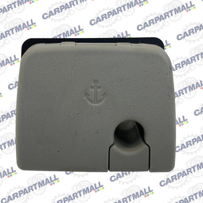 2004-2006 CADILLAC SRX REAR TRUNK SEAT SAFETY ANCHOR HOOK COVER TRIM BEZEL OEM