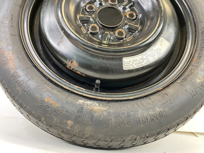 08-12 HONDA ACCORD SPARE TIRE 16" R16 WHEEL COMPAT DONUT T135/80D16 101M 16X4