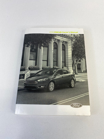 2018 Ford Focus Owners Manual Reference Guide Warranty Information w/ Case Set