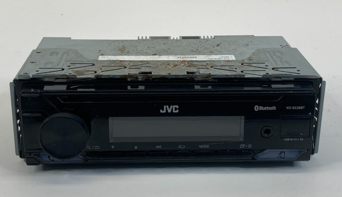 JVC Media Player Radio Stereo Aux USB Input Raceiver Bluetooth KD-SX26