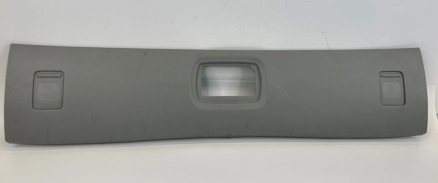 03-10 HONDA ELEMENT REAR ROOF OVERHEAD TRUNK LIGHT BEZEL TRIM W/ ANCHOR COVER