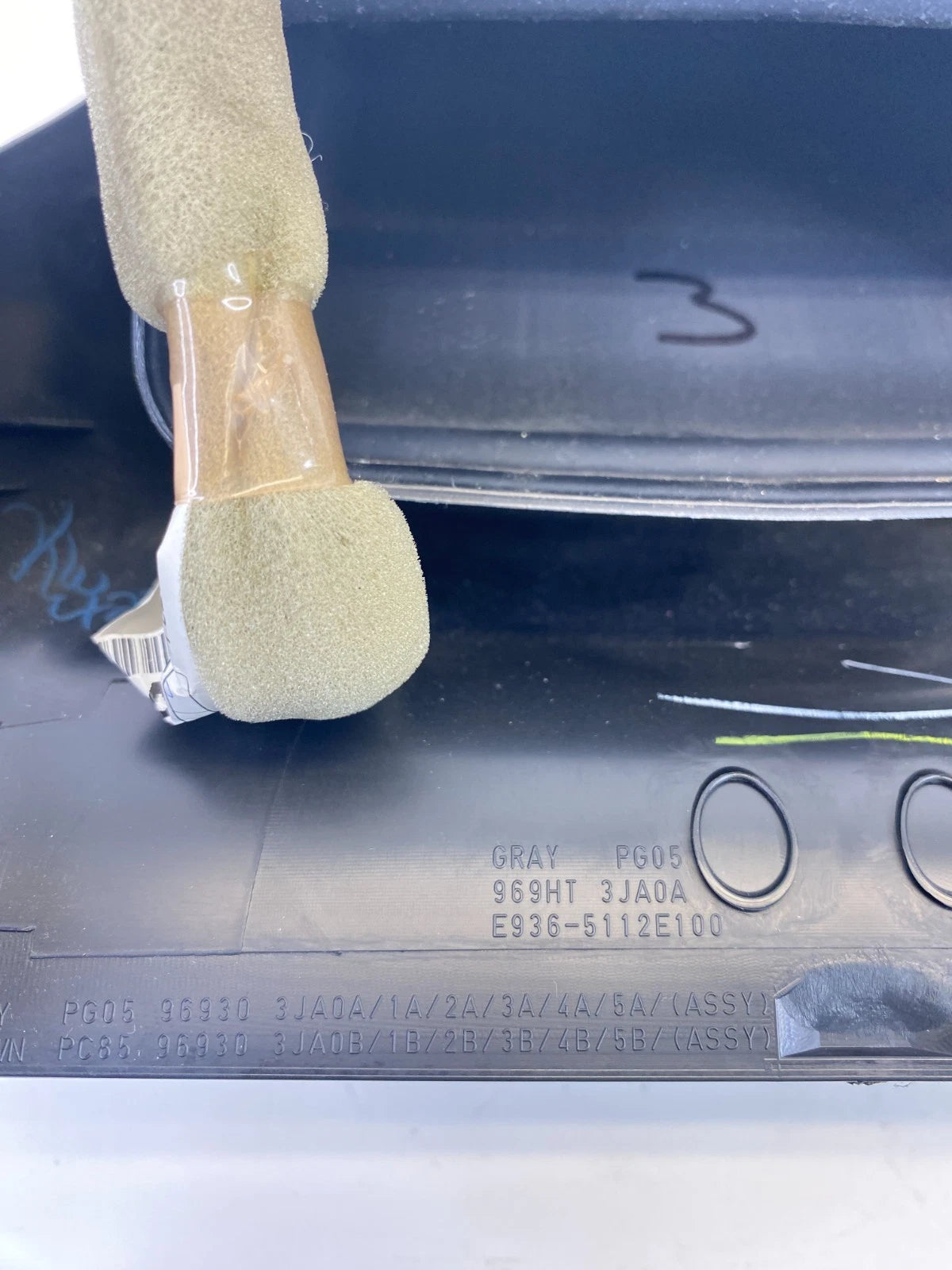 2013-2020 Nissan Pathfinder Rear A/C Heat Climate Control Bezel w/ Air Vent OEM