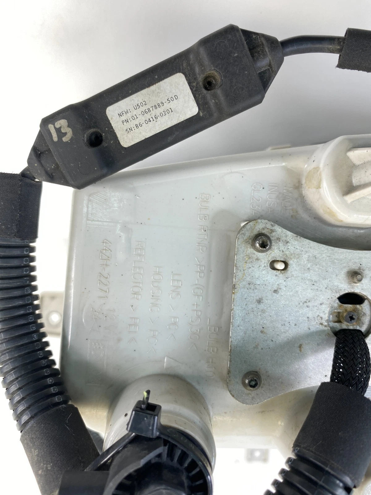 16-18 EXPLORER 16 17 INTERCEPTOR UTILITY FRNT LEFT BUMPER LED FOG LIGHT LAMP OEM