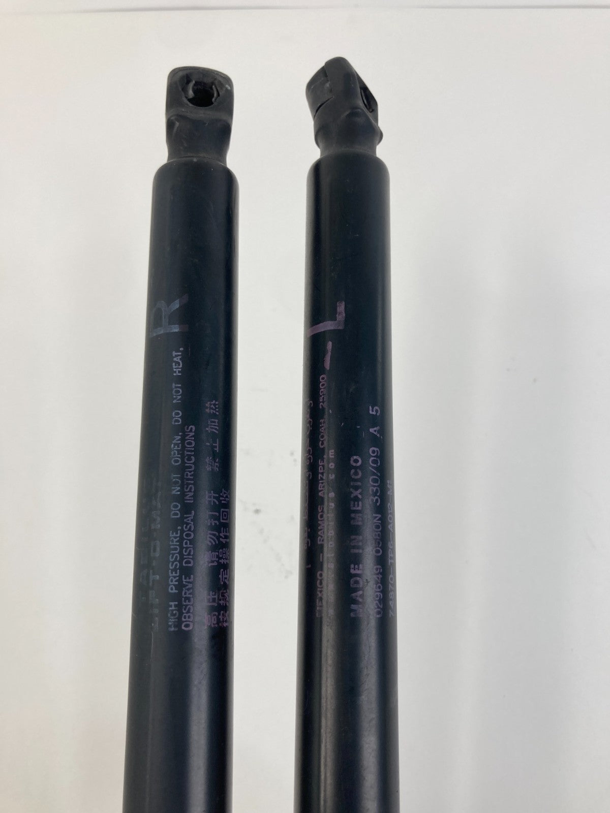 2010 2011 Honda Accord Crosstour Rear Trunk Lock Strut Shock Pair 74870-TP6-A012