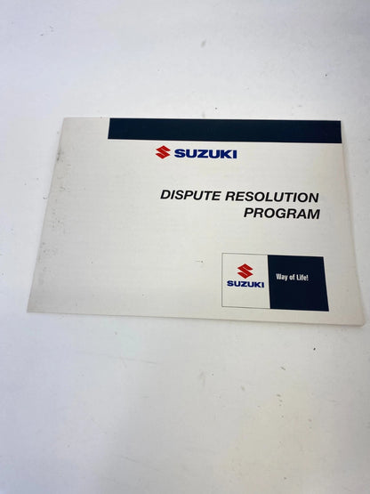 2011 SUZUKI KIZASHI OWNERS MANUAL SET W/ LEATHER CASE WARRANTY MAINTENANCE OEM