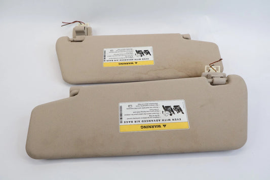 2014-2016 MERCEDES-BENZ E350 SUNVISOR SUN VISOR SET LEFT RIGHT W /VANITY MIRROR