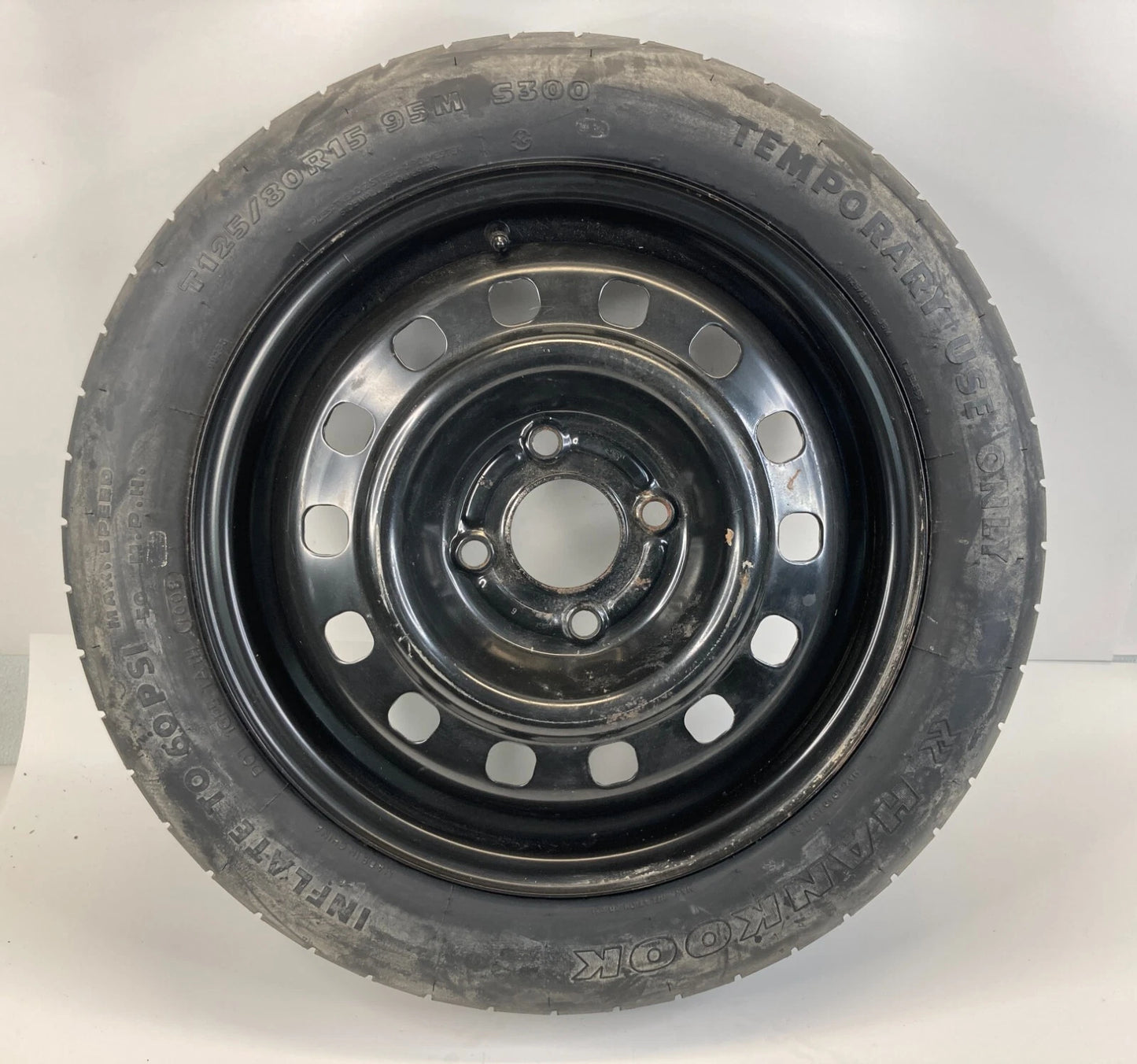 2000-2011 FORD FOCUS 2011-2019 FIESTA SPARE TIRE COMPACT DONUT T125/80 R15